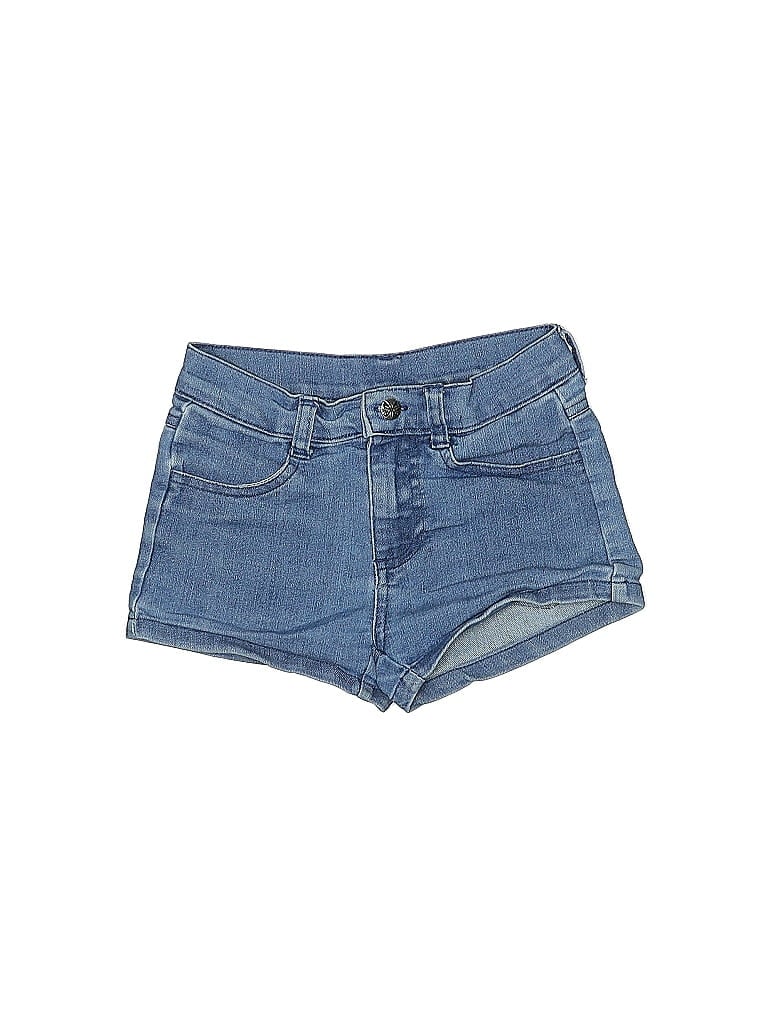 Babyfair Blue Denim Shorts Size 7 (big kids) - photo 1