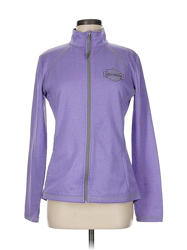 Harley Davidson 100% Polyester Purple Jacket Size M - photo 1