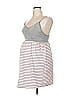 Motherhood Stripes Gray Casual Dress Size L - photo 1