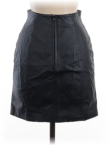 Wilsons Leather Faux Leather Skirt (view 2)