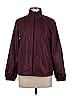 Everlast 100% Polyester Solid Burgundy Track Jacket Size M - photo 1
