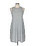 Caralase Chevron-herringbone Gray Casual Dress Size L - photo 1