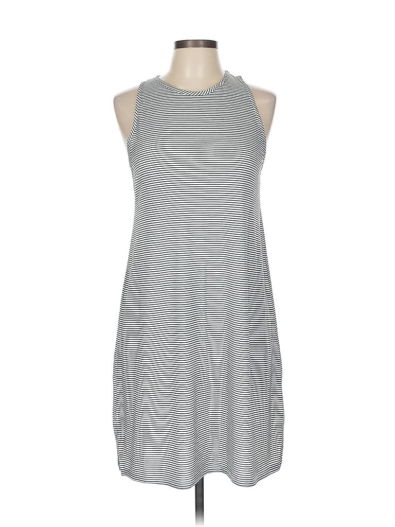 Caralase Chevron-herringbone Gray Casual Dress Size L - photo 1