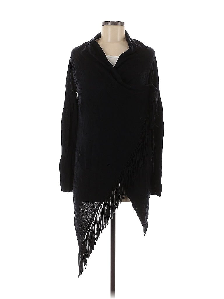 Pre-owned Ella Moss Cardigan Sweater In Black