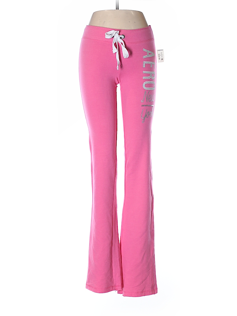 Aeropostale Graphic Pink Sweatpants Size XS - 44% off