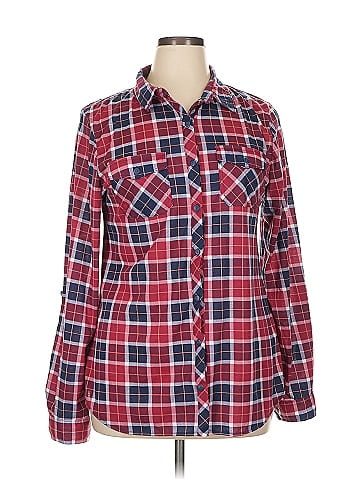 White Mark Long Sleeve Blouse (view 1)