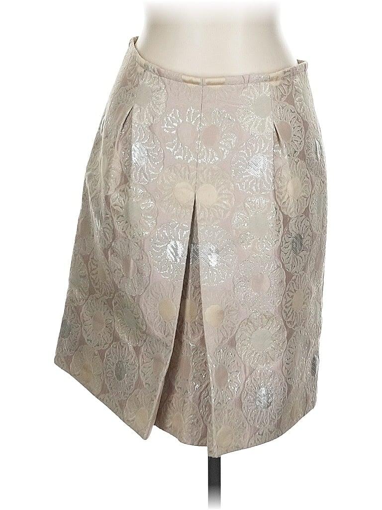 Pre-owned Brooks Brothers Formal Skirt In Burgundy