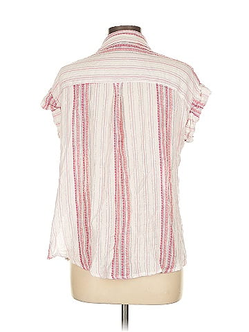En Creme Short Sleeve Blouse (view 2)