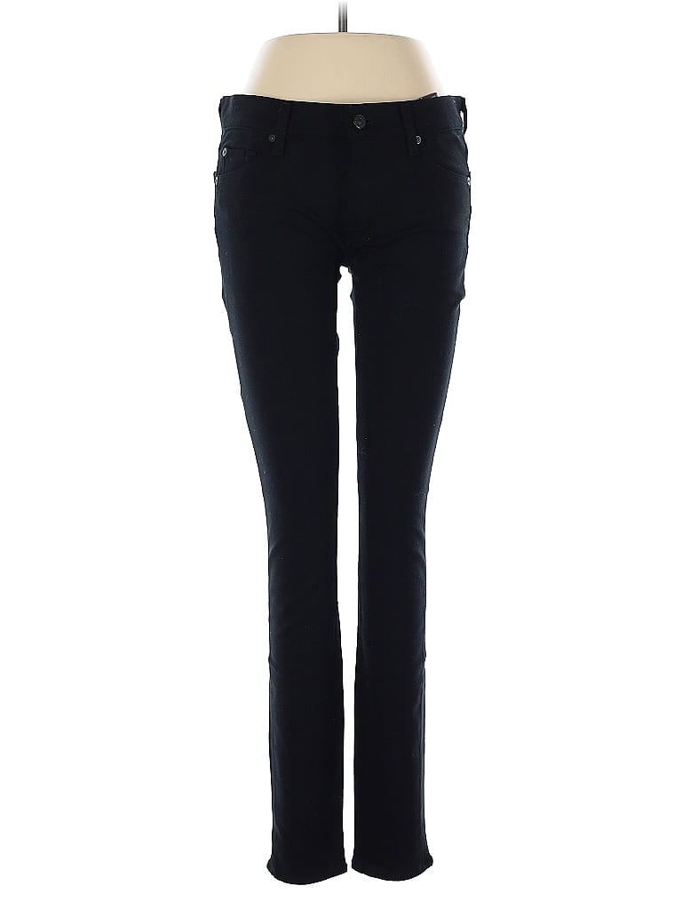 Pre-owned 7 For All Mankind Jeans In Black