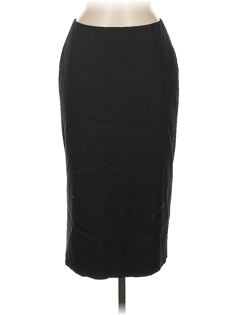 Pre-owned Lafayette 148 Formal Skirt In Black