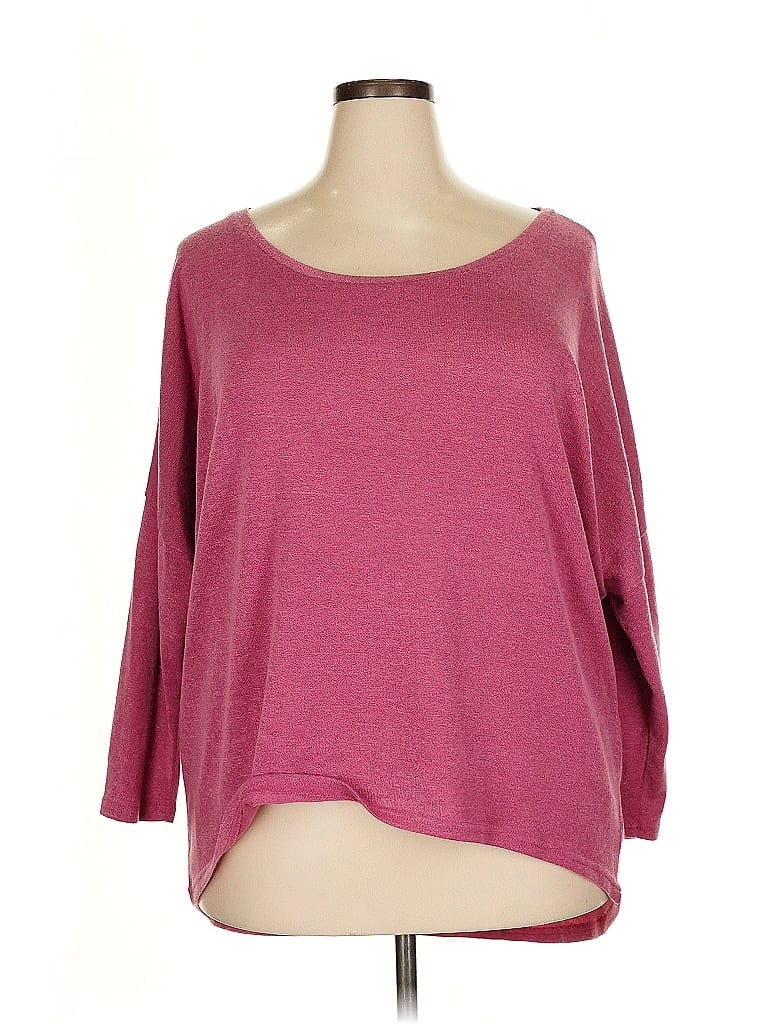 Uget Burgundy 3/4 Sleeve Top Size XXL - photo 1