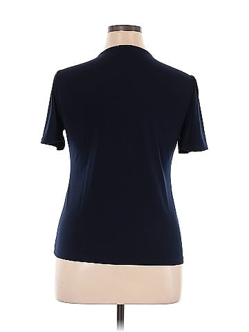 Carmen Carmen Marc Valvo Short Sleeve Henley (view 2)