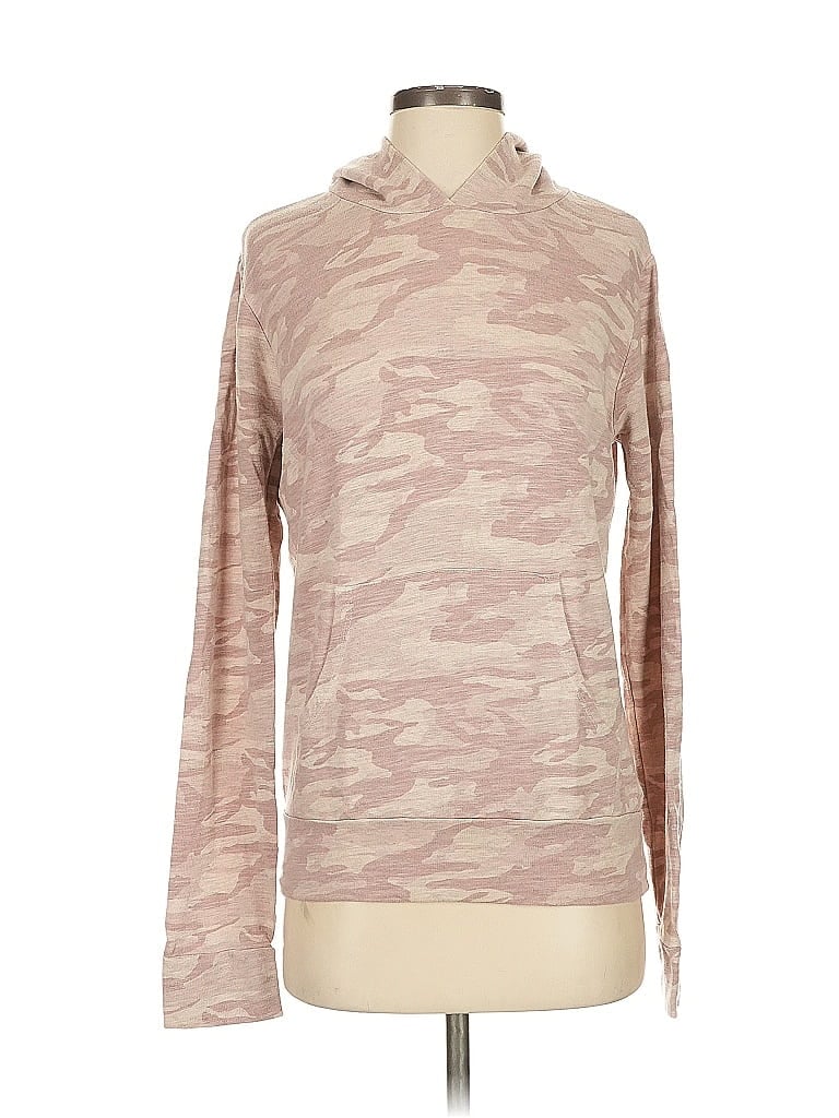 Pre-owned Monrow Pullover Hoodie In Brown