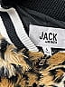 Jack by BB Dakota Animal Print Gold Brown Faux Fur Jacket Size S - photo 3