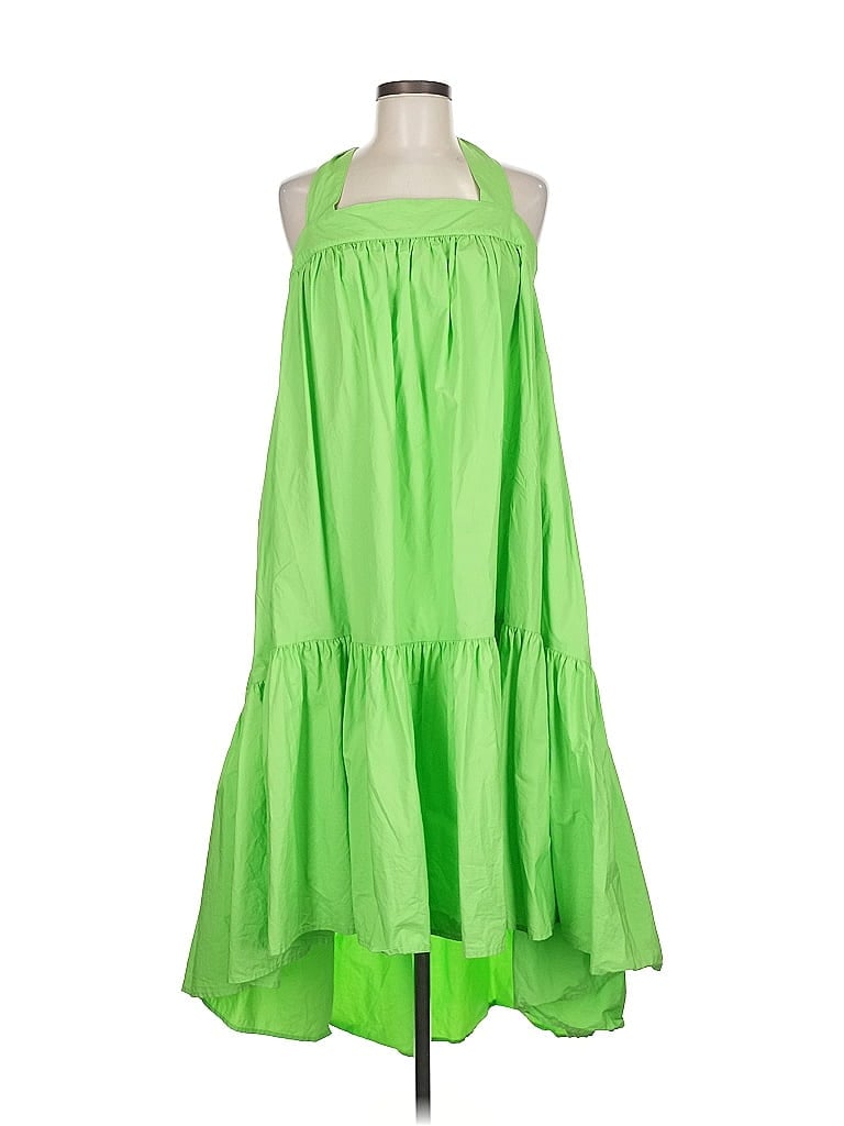 Pre-owned Christopher John Rogers Casual Dress In Green