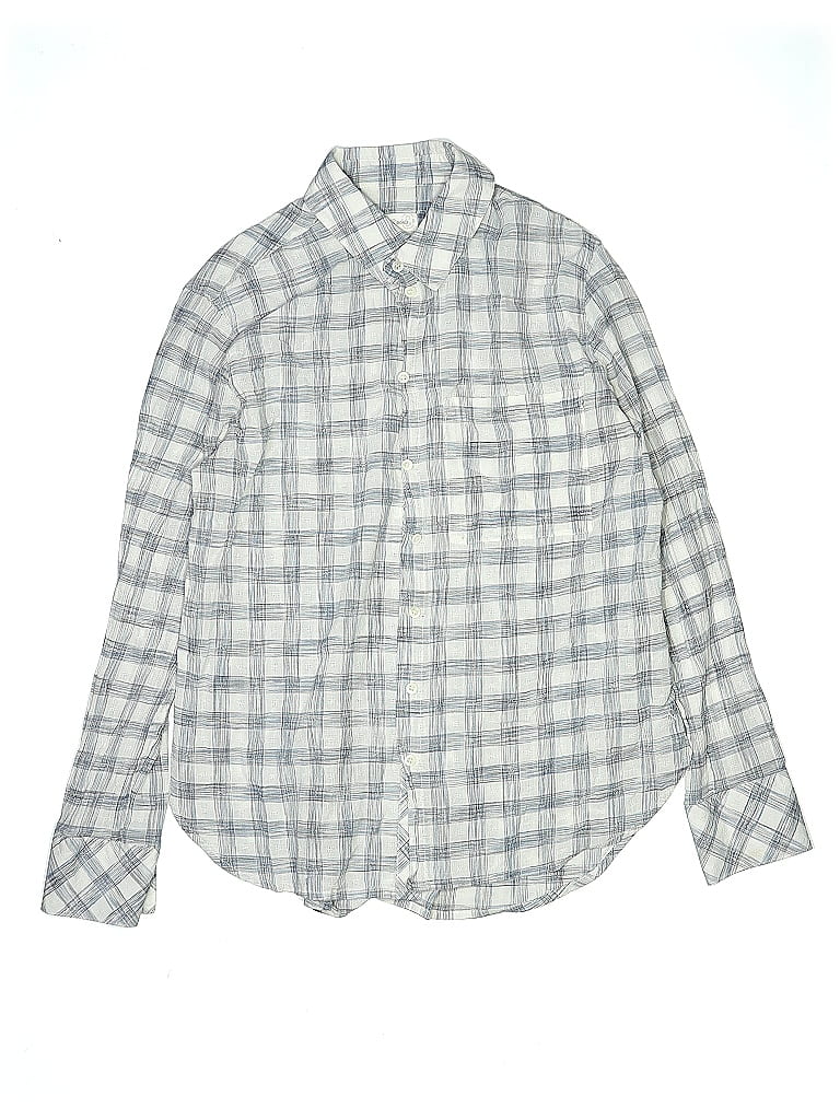 Click to view more detailed imagery on our partner's website Pre-owned Treasure & Bond Kids' Long Sleeve Button Down Shirt In Gray