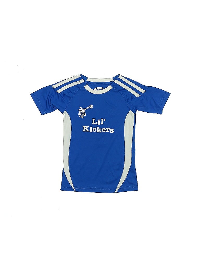 Challenger Teamwear 100% Polyester Blue Short Sleeve Top Size S (big kids) - photo 1