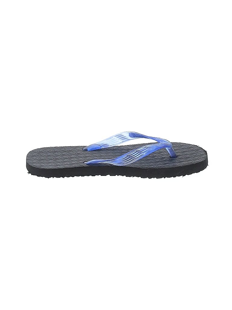 Pre-owned Local Flip Flops In Blue