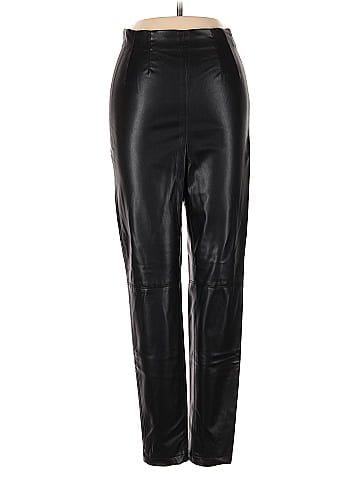 Zara Faux Leather Pants (view 1)