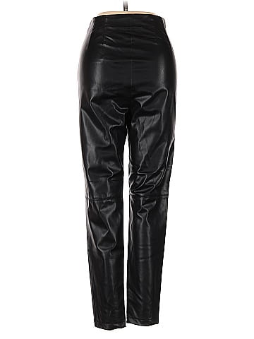 Zara Faux Leather Pants (view 2)