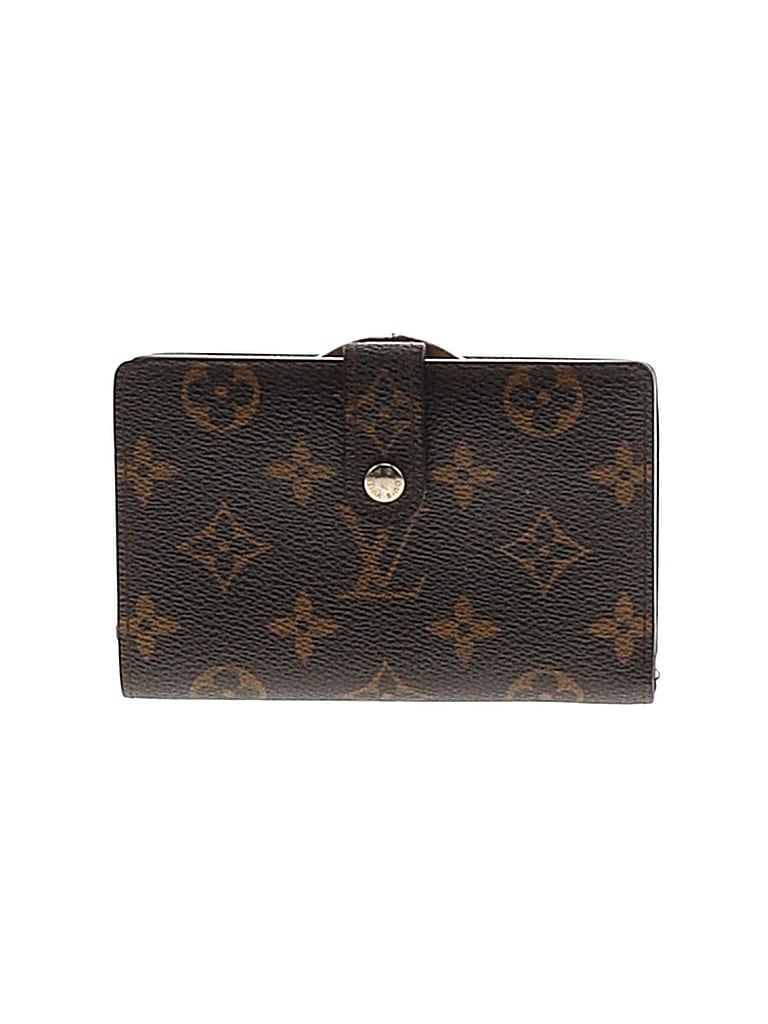 Louis Vuitton Print Brown French Monogram Coated Canvas Wallet One Size 