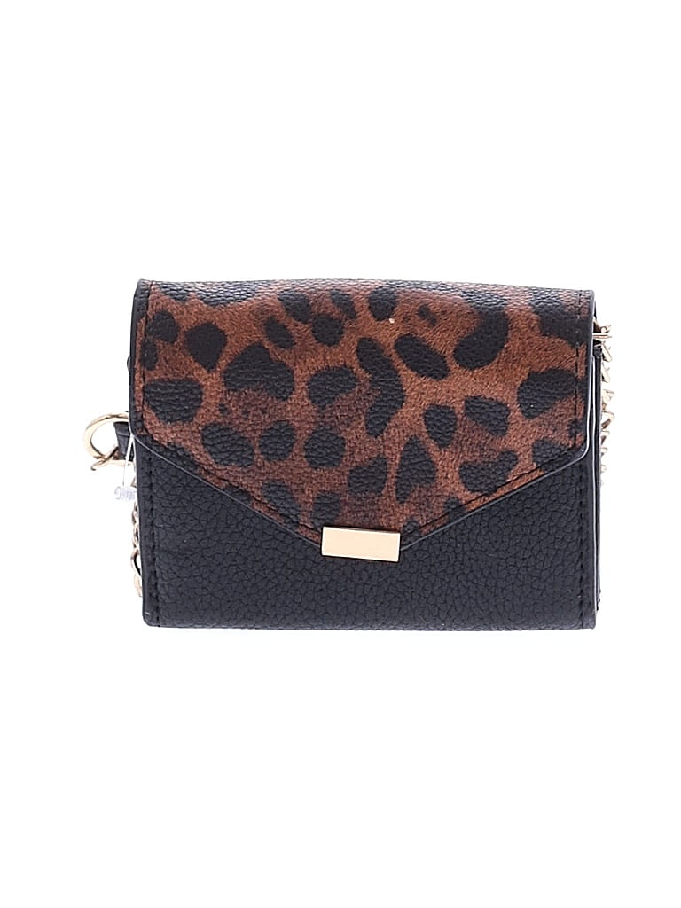 Urban Expressions 100% Polyurethane Animal Print Brown Black Crossbody Bag One size - photo 1