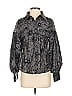 Gracia 100% Polyester Gray Long Sleeve Blouse Size S - photo 1