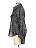 Gracia 100% Polyester Gray Long Sleeve Blouse Size S - photo 5