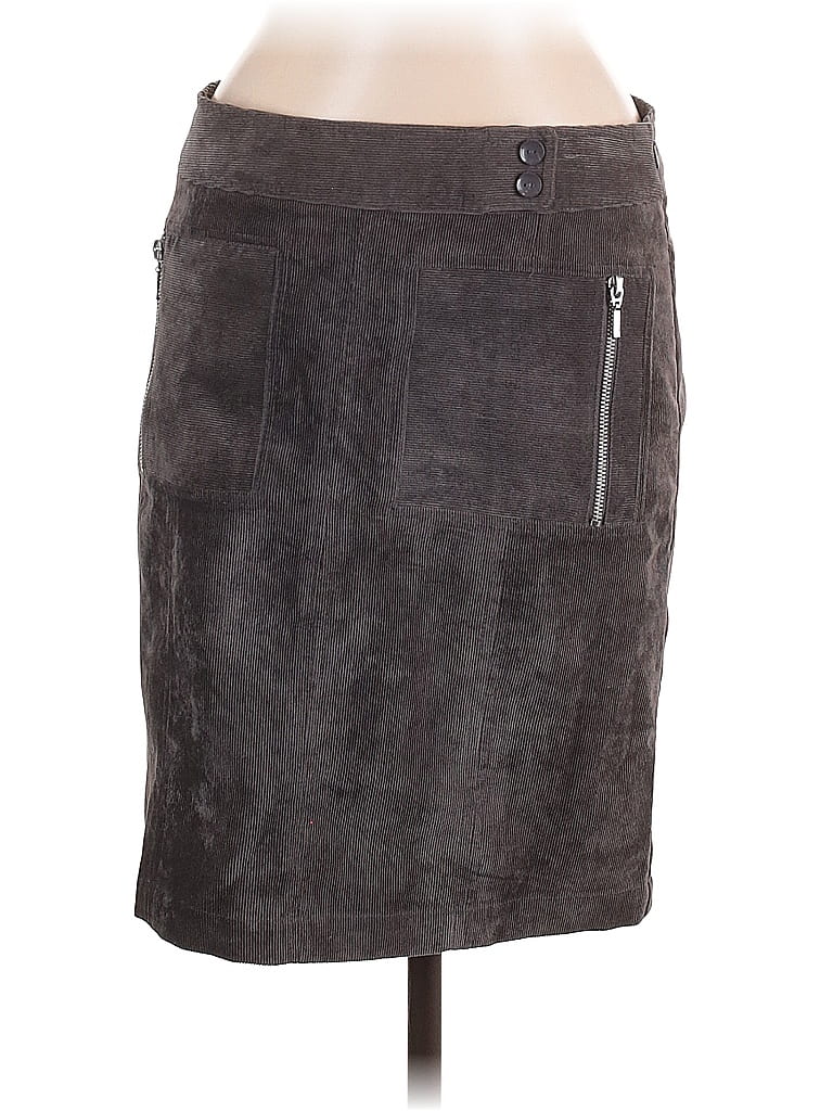 Pre-owned Chelsea & Theodore Casual Skirt In Gray