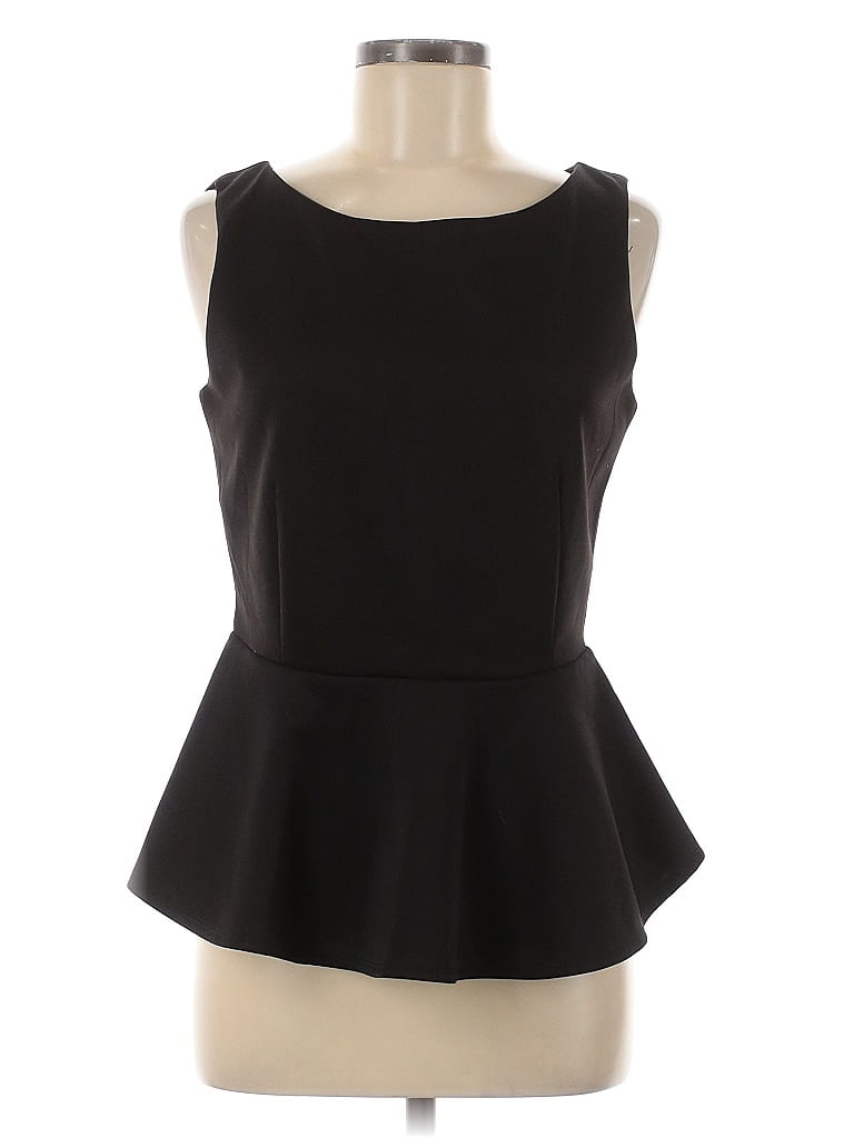 Bisou Bisou Black Sleeveless Blouse Size M - photo 1