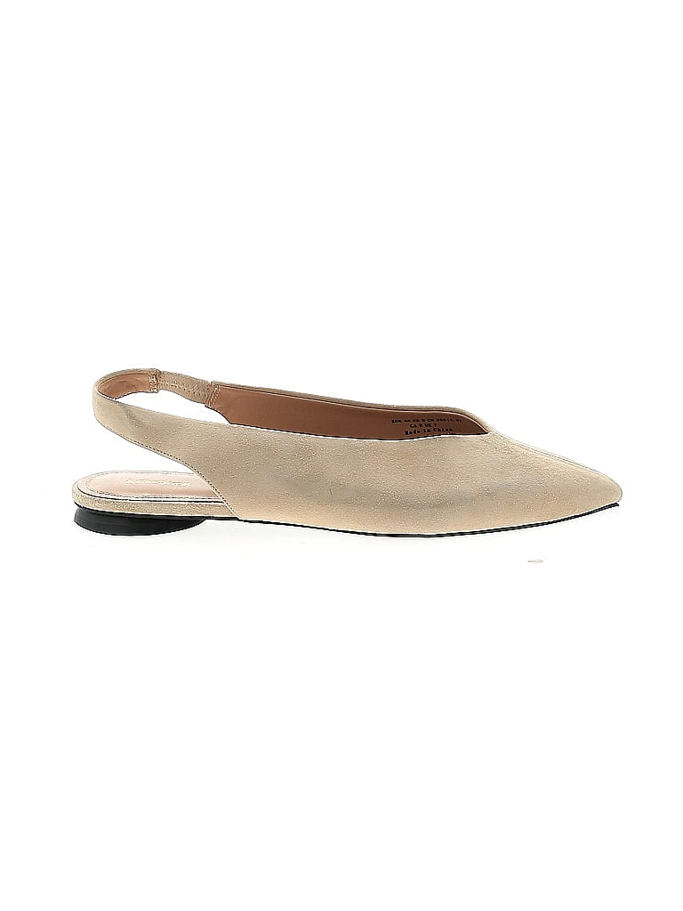 & Other Stories Ivory Tan Flats Size 9 - photo 1