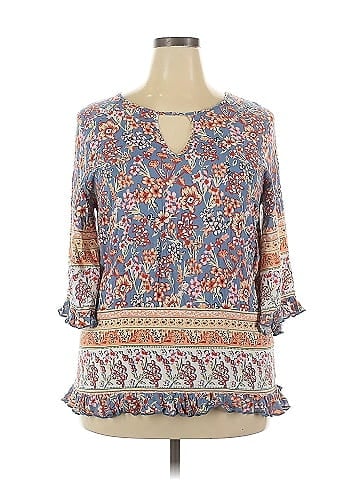 Suzanne Betro 3/4 Sleeve Blouse (view 1)