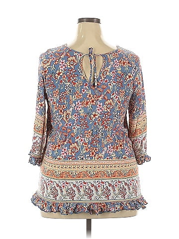 Suzanne Betro 3/4 Sleeve Blouse (view 2)