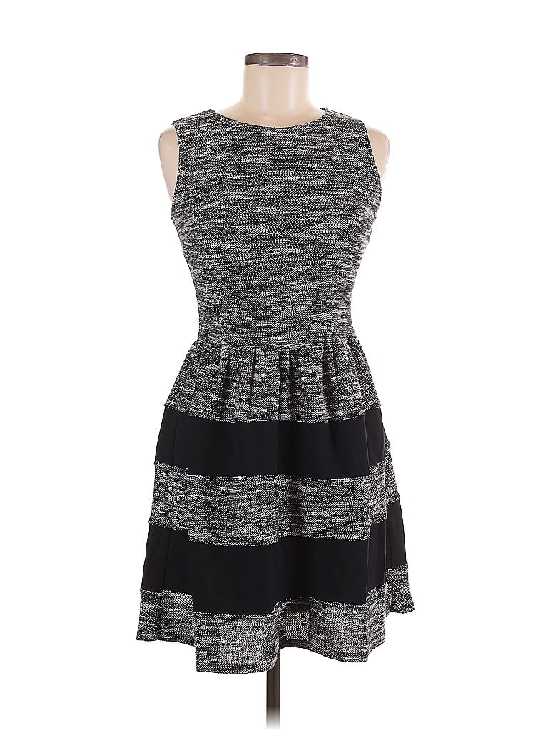 Pre-owned Bar Iii Casual Dress In Gray