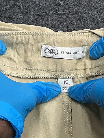 Cato Tan Khakis Size 16