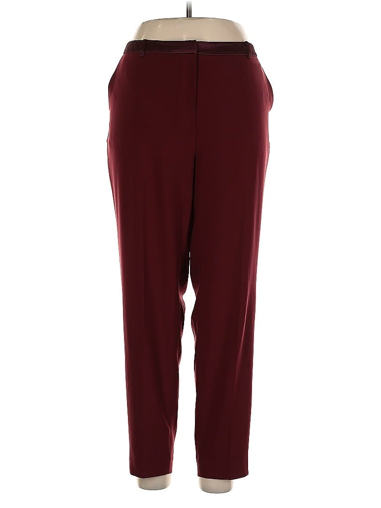 Pre-owned Sejour Casual Pants In Burgundy