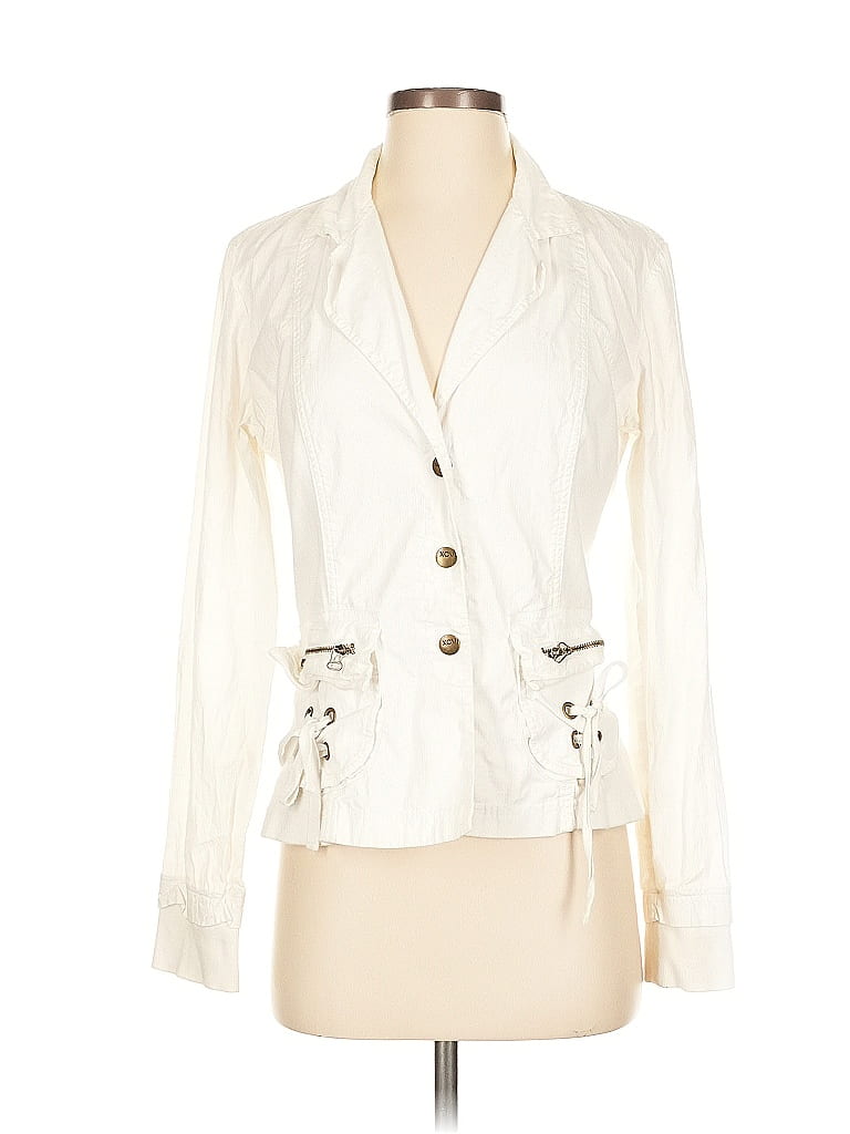 XCVI Ivory White Blazer Size S - photo 1