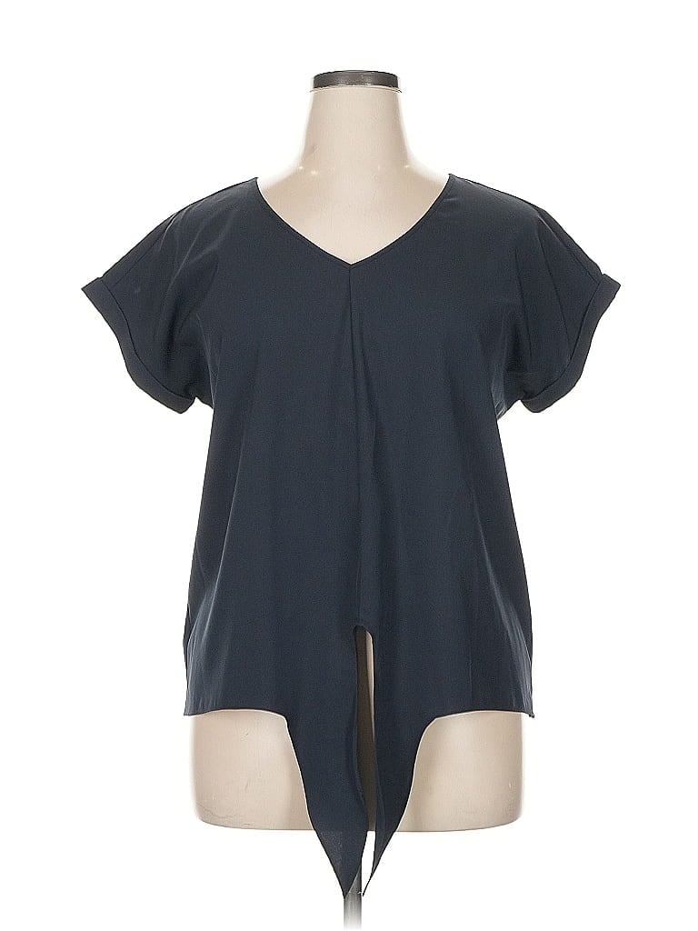 Pre-owned Juicy Couture Short Sleeve Blouse In Gray