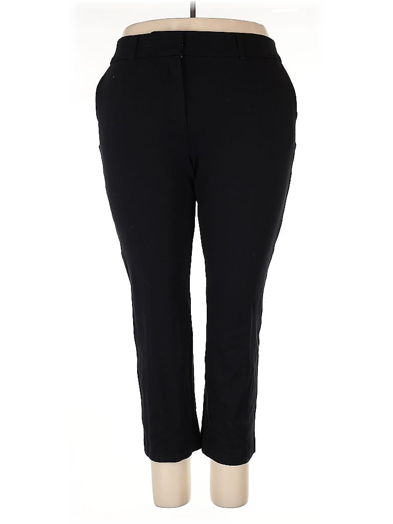 Ann Taylor Factory Solid Black Casual Pants Size 18 - photo 1