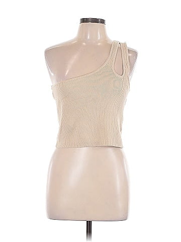 Divided by H&M Ivory Tank Top Size L