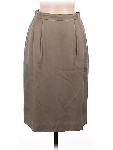Lands' End Silk Skirt (view 1)