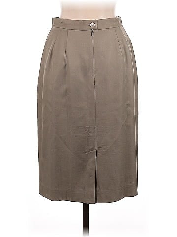 Lands' End Silk Skirt (view 2)