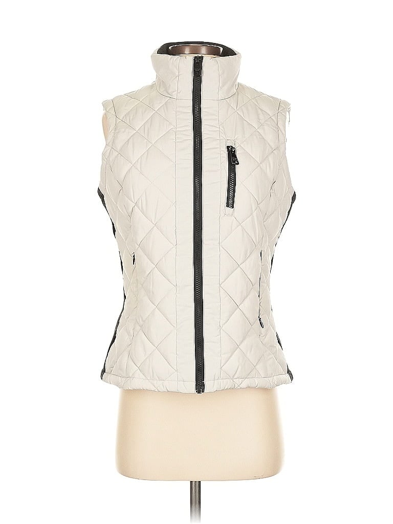 Pre-owned Andrew Marc For Walmart Vest In White