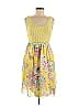 M Missoni 100% Silk Print Yellow Cocktail Dress Size 6 - photo 1