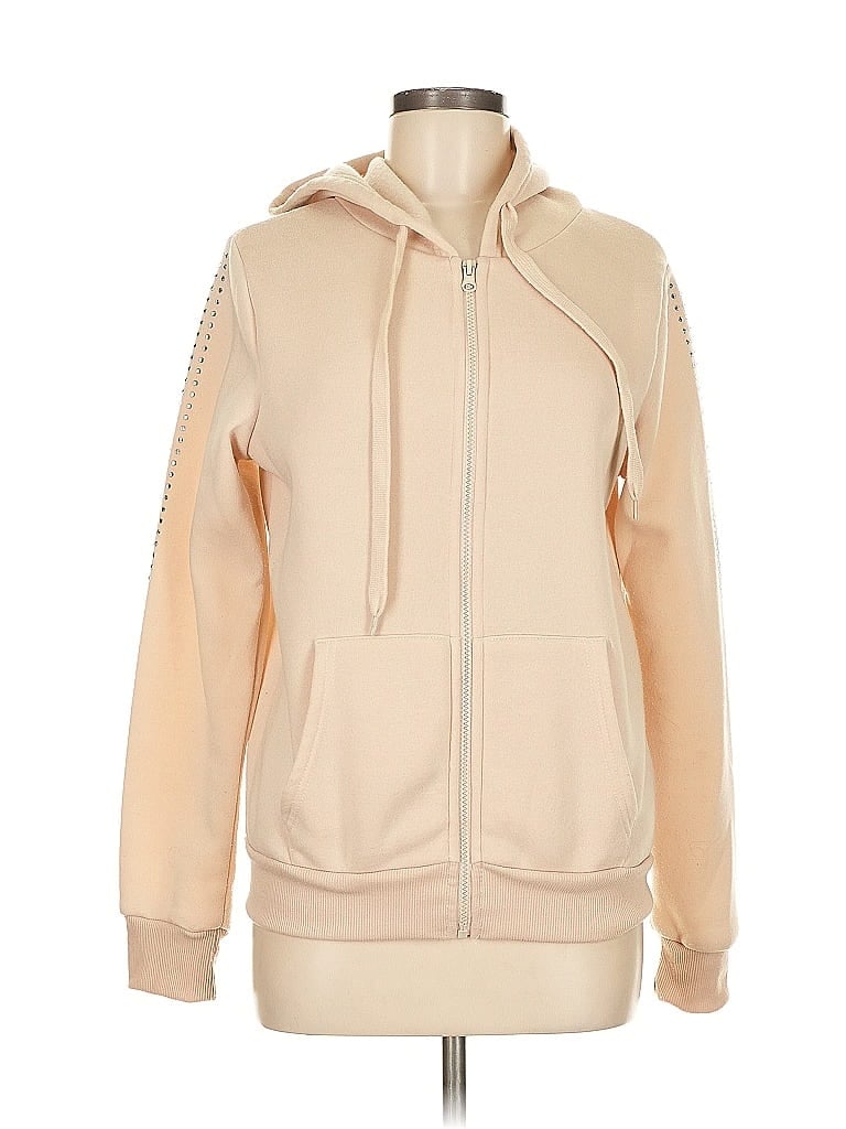 Pre-owned Rebecca Ciccio Zip Up Hoodie In Brown