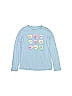 Crewcuts Outlet 100% Cotton Blue Long Sleeve T-Shirt Size 10 - photo 1