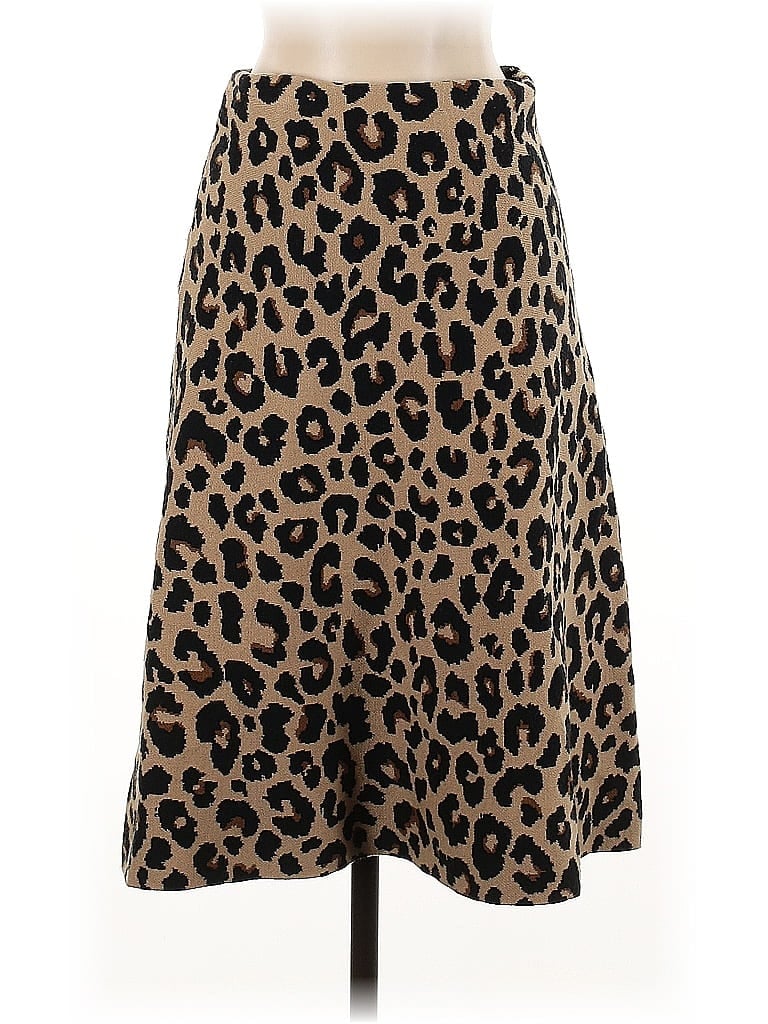 Pre-owned Ann Taylor Casual Skirt In Brown