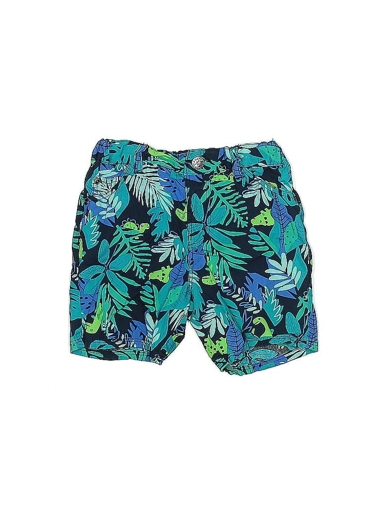 Du Pareil Au Meme DPAM 100% Cotton Tropical Blue Board Shorts 12-18 MO / 18 MO - photo 1
