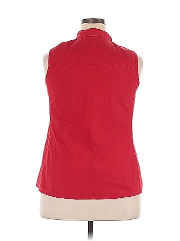 Venezia Sleeveless Button-Down Shirt (view 2)