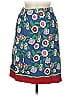 220 Hickory 100% Cotton Print Blue Casual Skirt Size S - photo 1